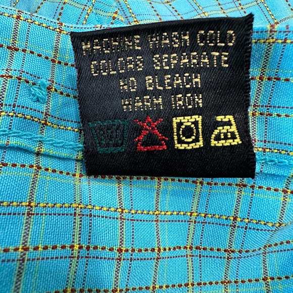 Bugatchi‎ Uhmo Men's Shirt Size L Button Up Short Sleeve Classic Fit Blue - Picture 6 of 6